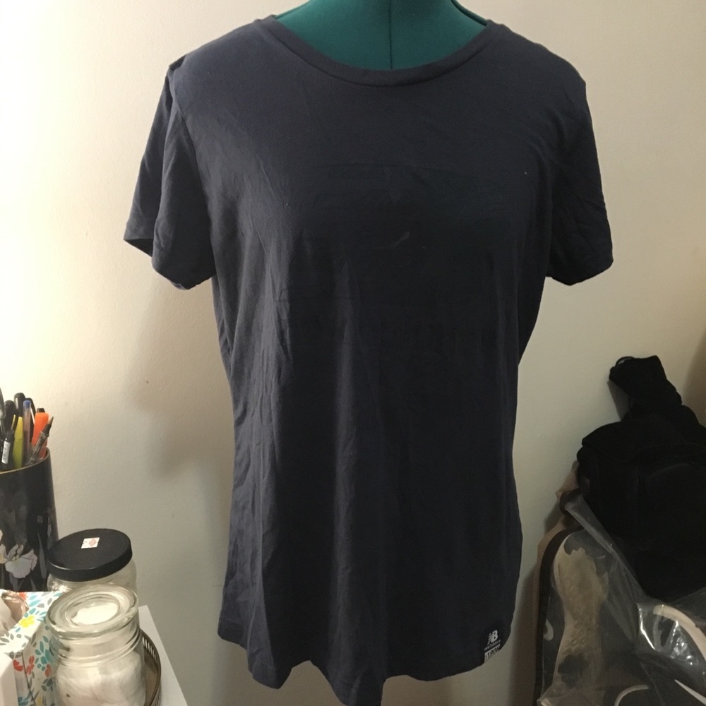 Navy New Balance Tee